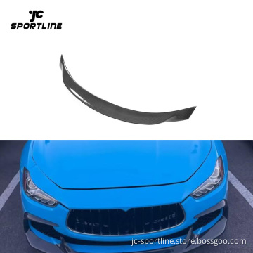 Carbon Fiber Rear Trunk Spoiler for Maserati Ghibli S Q4 Sedan 2014-2016